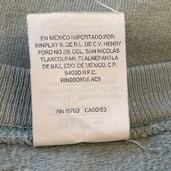 Hanes Men's Sweater - Olive Green - Picture 4 of 4